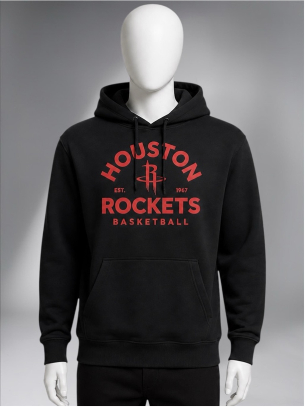 Gildan Boy’s Houston Rockets Black Heavy Blend Hoodie – Size L